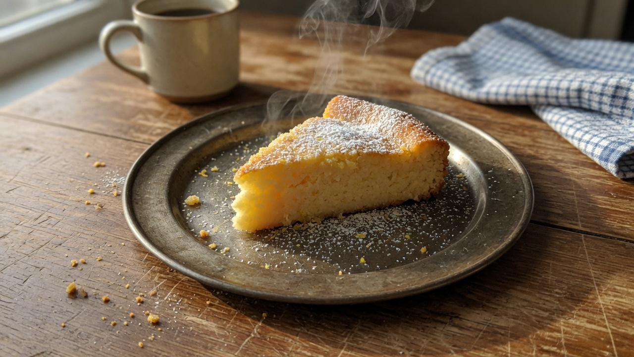 Simple Italian Lemon Ricotta Cake
