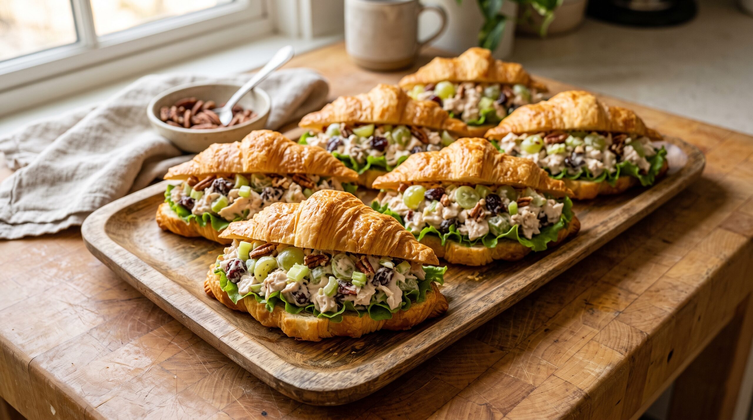 Chicken Salad on Croissants